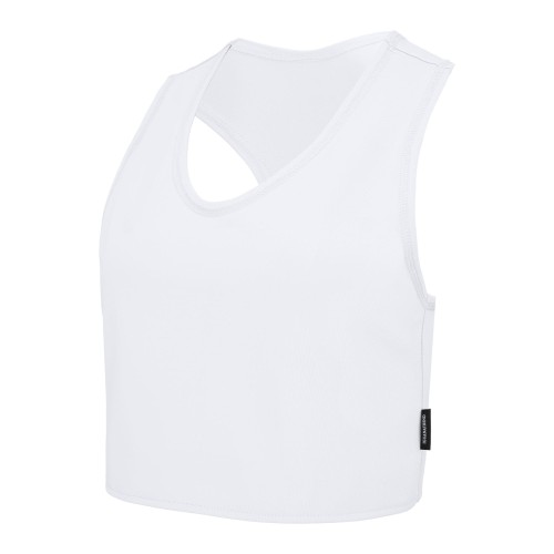 Binder Sport z wyciętymi plecami biały.