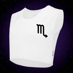 Binder Sport Skorpion spłaszczający klatkę piersiową z nadrukiem znaku zodiaku