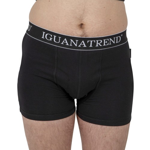 Czarne Bokserki Packer – widok z przodu