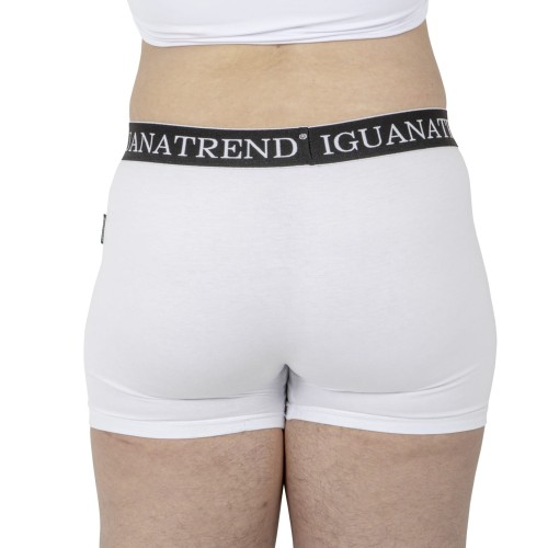 Białe Bokserki Packer – widok z tyłu